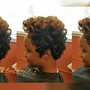 Relaxer w/ Curls