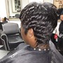 Scalp exfoliation for relaxed hair