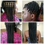 Bob Length, Small-Medium Goddess Braids