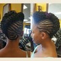 Updo/Relaxed hair