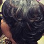 Flat iron service (natural hair)