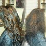 Extension Removal, detangle and shampoo