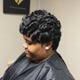 Natural Updo (HAIR ADDED)