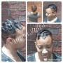 braids with ext(cornrows)