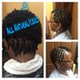 Shampoo/style natural hair coils,  starter locs/retwist