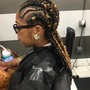 Updo pony tails