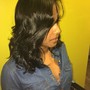 Lace closure sew-in