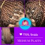 Medium Plaits  (Shoulder length)