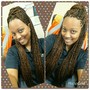 2 to a head Poetic Justice Braids (natural hair)