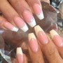 French Tip  or Matte Gel top coat