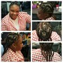 Tree braids cornrows