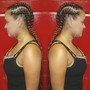 Ponytail updo