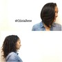 Trim w/ Silk Press (natural hair)