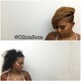 Trim w/ Silk Press (natural hair)