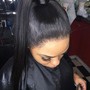 Natural Hair ponytail