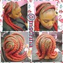 2 feed in braids