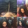 Weave with closure