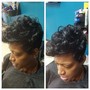 short cuts +style+relaxer