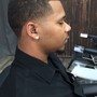 Bald skin fade cut