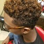 Flatiron on relaxer hair no wash