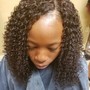 Sew on a wig,braid and style it