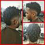 Men Bigen Black Hair & Beard + Hair Cut