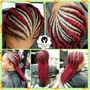 Adult crochet/twist/braids