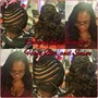 Large Knotless Box Braids