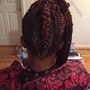 FLAT TWISTS UPDO