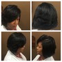 Retouch relaxer and  Semi Hair color