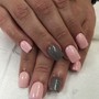 CND shellac with manicure