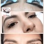 Full set classic  mink eyelash extensions