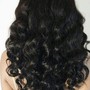 Silky  straight or Wand Curls (Florida style  curls FUll Glam)