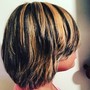 Short hair silk press