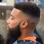 Fade and beard ( there may be a wait when you pull up)