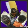 2. Locs/ retwist SHOULDER-MID BACK LENGTH