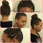 Braid/Twist Updo(No Feedin/Weave)