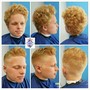 Mens hair cut and color