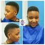 Womans haircut