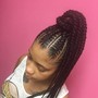 Smedium knotless Braids