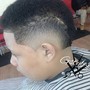 Adult basic buzz fade/taper cut