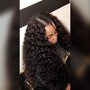 Lace Wig Install with added Curls or Crimps