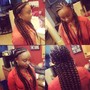 Checkerboard Knotless Box Braids