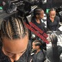 Braided Baldie w/wash