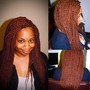 Knotless goddess braids