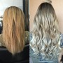 Toner added to haircut or color