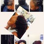 Small knotless /box braids