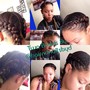 Braided Baldie w/wash