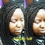 Jumbo Senegalese Twist or knotless braids