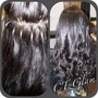 Shampoo and Diffuse (Wet curls)